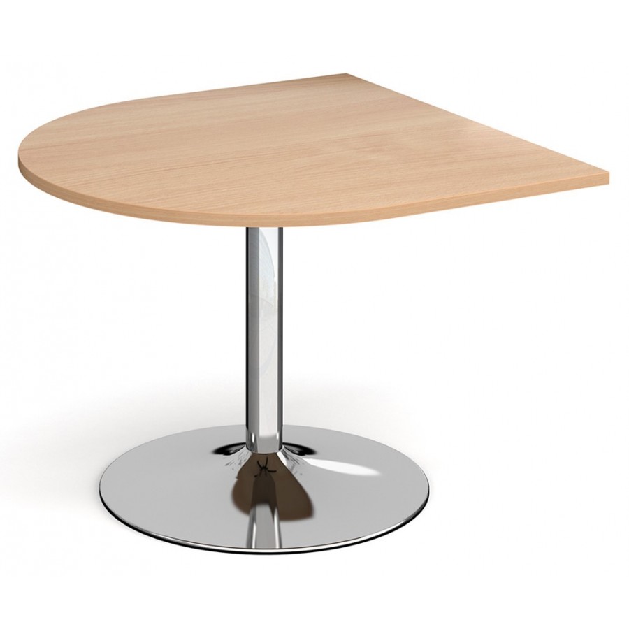 Radial End Extension Table for Trumpet Boardroom Table